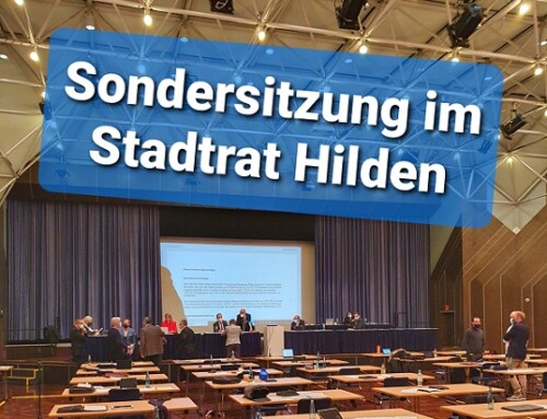 Corona-Sondersitzung des Hildener Stadtrates