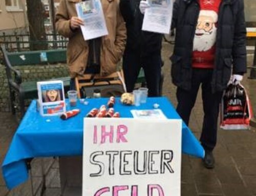 Aktion: „Steuergeld zurück“ in Ratingen